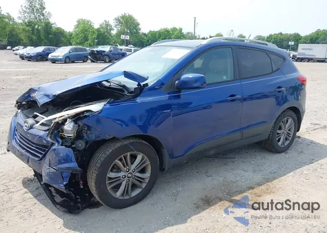 2014 Hyundai Tucson Se from USA, damaged, VIN KM8JU3AG8EU796210